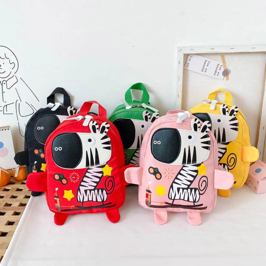 Sac à dos enfant motif animaux – Léger et pratique pour maternelle et primaire-0