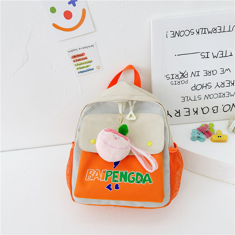 Sac à dos enfant imprimé mignon – Motifs colorés pour école maternelle et primaire-2