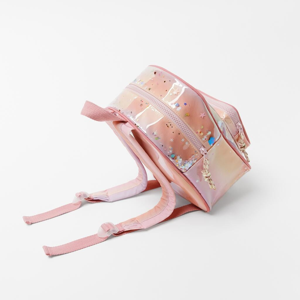 Sac à dos enfant rose brillant – Léger, élégant et résistant (0-12 ans)-3