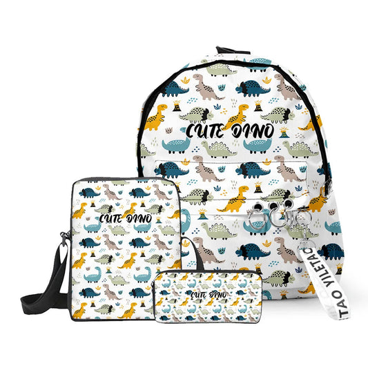 Set Sac École Dinosaure 3D : L'aventure commence à l'école !