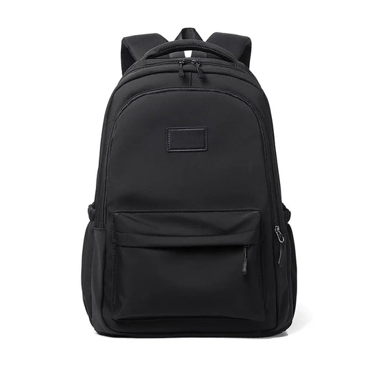 14 Inch Men and Women Universal School Bag Leisure Solid Color Outdoor Sports Shoulder Bag Large Capacity Travel Laptop Backpack