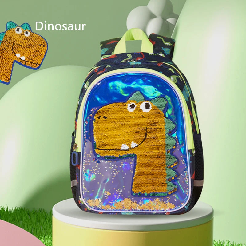 Sunveno Children'S Backpack for Girls Pre-School Bag for Kindergarten Elementary - Reversible Sequin,Unicorn ,Lightweight Gift