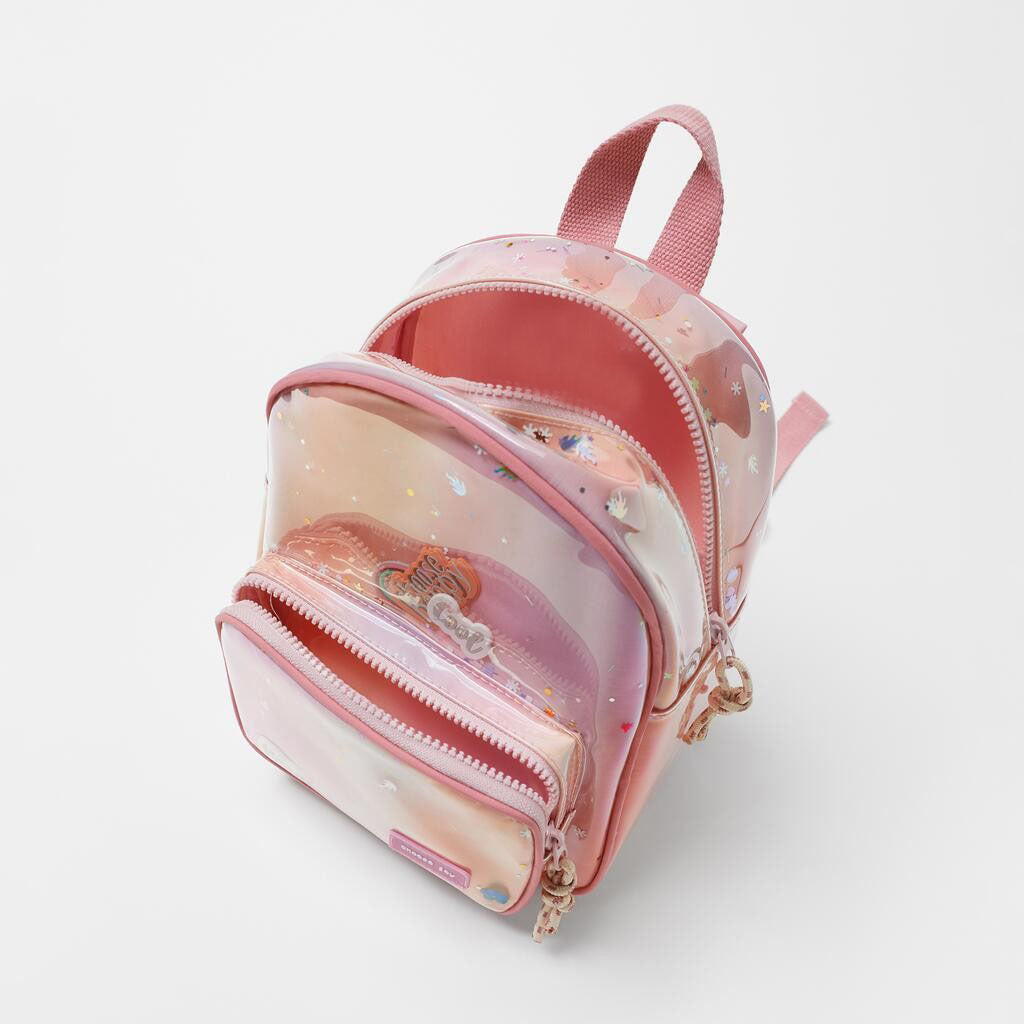 Sac à dos enfant rose brillant – Léger, élégant et résistant (0-12 ans)-2