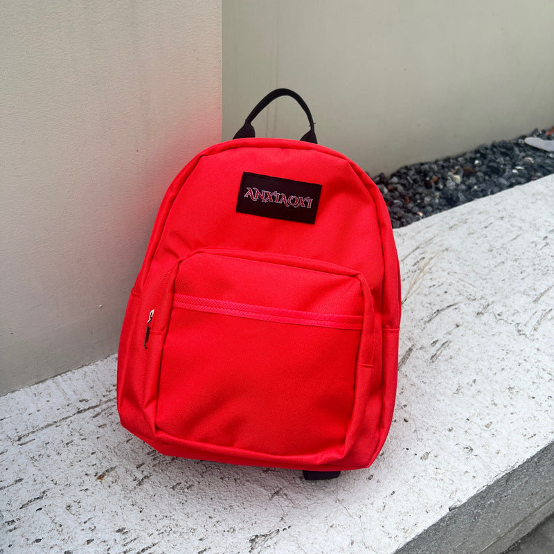 Sac à dos enfant léger en toile – Simple et pratique (3-12 ans)-3