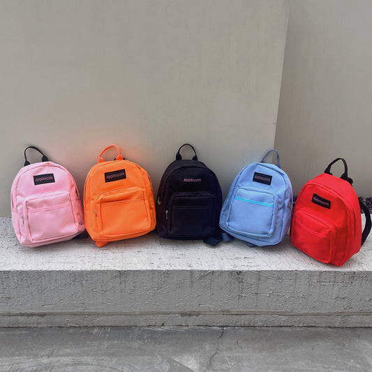 Sac à dos enfant léger en toile – Simple et pratique (3-12 ans)-0